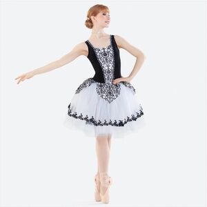 Black and White Dance Costume/Tutu Music of the Night Revolution Dancewear
